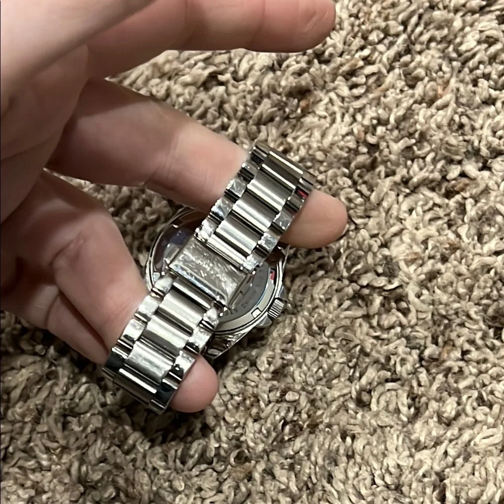Michael Kors Silver Crystal Watch